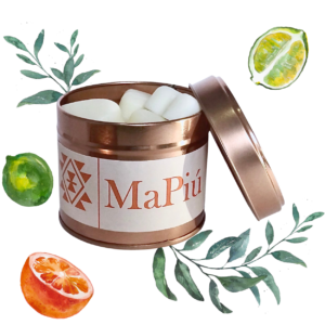 twelve hearts vegan soy scented wax melts tin, happy morning, aromatherapy uplifting fragrance