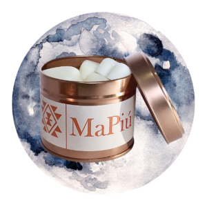 twelve hearts vegan soy scented wax melts tin, moonlit nights, summer scent, bergamot, orange, peach, coconut, jasmine, vanilla