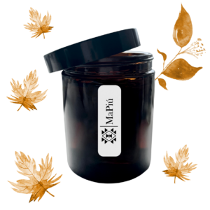 apothecary vegan soy scented candle, autumn, mandarin, lemon, ginger, clove, nutmeg