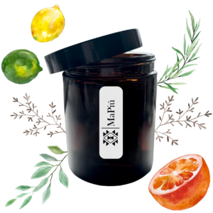 apothecary vegan soy scented candle, breeze, revitalizing and refreshing fragrance, lemon, orange, bergamot, mint