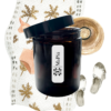 apothecary vegan soy scented candle, sea salt and wood sage, luxurious fragrance sea salt