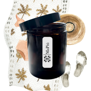 apothecary vegan soy scented candle, sea salt and wood sage, luxurious fragrance sea salt