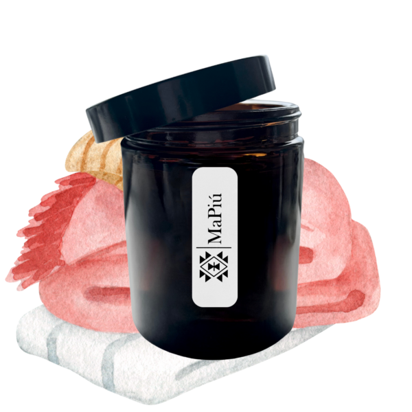 apothecary vegan soy scented candle, snuggle up, cozy aromatherapy aroma, vanilla