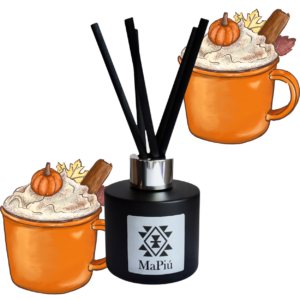 reed diffusers vegan, pumpkin spiced latte, cinnamon, nutmeg, ginger, coffee, sugar, vanilla, best gift christmas