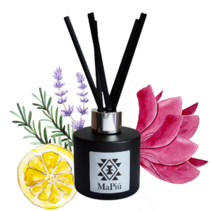 reed diffusers vegan, tranquility, aromatherapy calm peace scent, lemon, rose, lavender, rosemary, musk