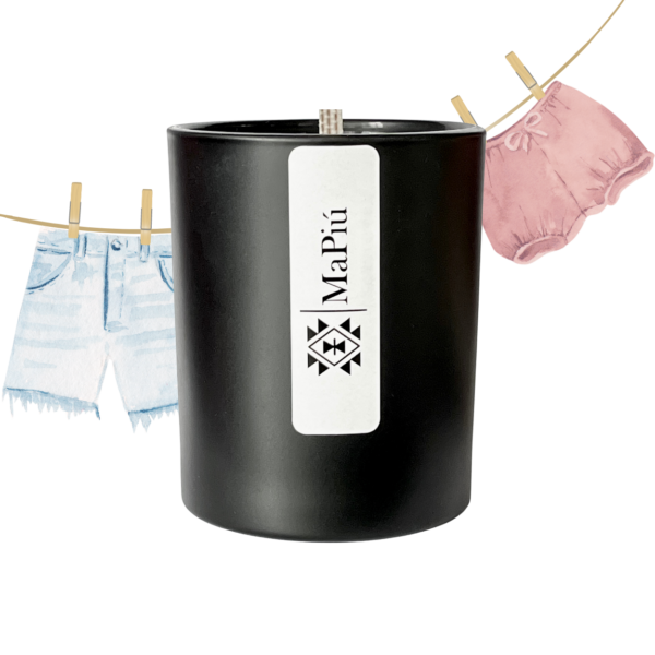 original luxury scented candle, clean, fresh scent with carnation, rose, jasmine, lily, musk, sandalwood, fresh linen