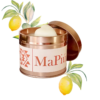 large rose gold tin candle invigorate, empowering candle