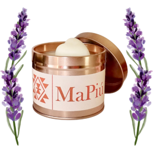 large rose gold tin candle sweet dreams, aromatherapy, relaxing, citrus, lavender, vanilla, woods, amber