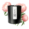 lychee peony, original luxury scented candle, Fruity and floral fragrance, raspberry, lychee fruit, peony, peach, jasmine, rosewood