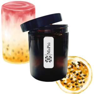apothecary vegan soy scented paradise cocktail, grapefruit, mandarin, passion fruit, apple, blackcurrant, peach, mango