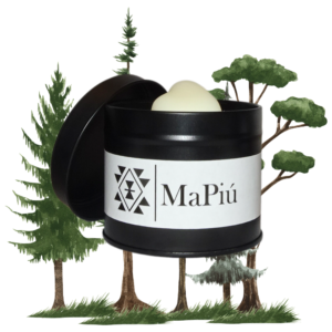 black tin vegan candle, forest walks, uplifting fragrance, fresh pine, berries, cinnamon, clove, jasmine, musk, fir balsam