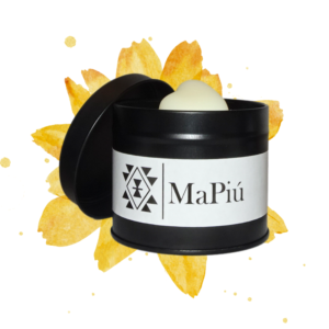 black tin vegan candle vitality, citrus and floral, jasmine, kumquat, pineapple, lime, pomegranate, cedarwood
