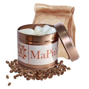 hearts vegan soy scented wax melts tin irish coffee espresso, Irish whiskey, chocolate, vanilla