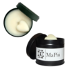 black tin soy scented candle, vegan, aromatherapy candle, perfect wax and beautiful decoration