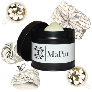 black tin vegan candle, aromatherapy, winters night, cozy fragrance, green leaf, eucalyptus, lavender, jasmine, amber, tonka