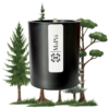 original luxury scented candle, Uplifting fragrance with fresh pine, berries, cinnamon, clove, jasmine, iris, musk, and fir balsam