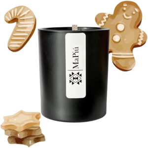 original vegan candle gingerbread cookies, cinnamon, ginger, spices, orange, biscuit, vanilla