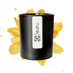 original vegan candle vitality, citrus and floral, jasmine, kumquat, pineapple, lime, pomegranate, cedar wood