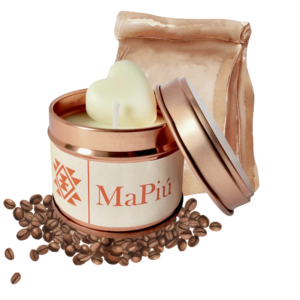 small rose gold tin candle irish coffee espresso, Irish whiskey, chocolate, vanilla