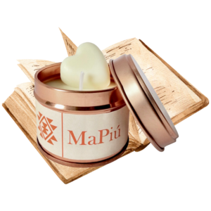 small rose gold tin candle library, unisex, cosy, study, relaxation, peach, plum, peony, violet, vanilla, patchouli