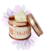 small rose gold tin candle warm hug, delicious, calm, coconut, cocoa, vanilla, floral, amber, musk