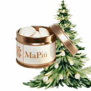 button shaped scented wax melts handmade soy wax with pine clove cinnamon fir christmas tree fragrance mapiu uk