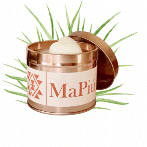 large rose gold tin fresh cut grass scented candle with premium soy wax green notes rose cyclamen fragrance mapiu uk