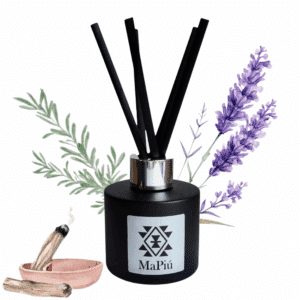 natural reed diffuser with essential oils long lasting home fragrance with palo santo herbs pine lavender rosemary mapiu uk